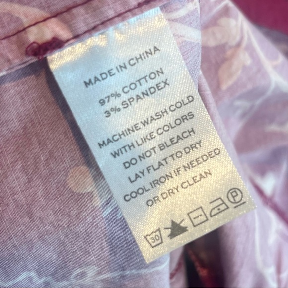 Hill House Ellie Nap Dress in Burgundy Botanical print size M - Picture 4 of 8